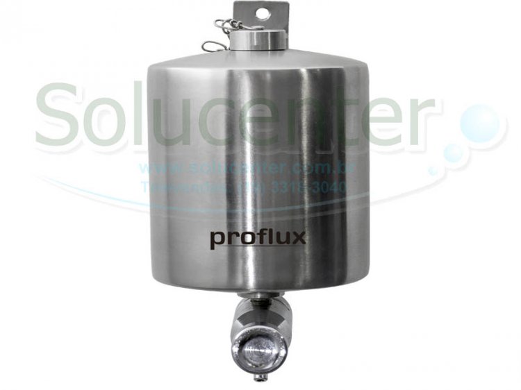 Saboneteira de pressão Industrial Inox 304 Redonda 800ml Proflux 51.036